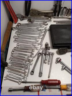 100% USA Massive Craftsman Tool Lot Ratchets Wrenches Sockets Pliers 206 Pc