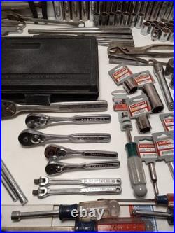 100% USA Massive Craftsman Tool Lot Ratchets Wrenches Sockets Pliers 206 Pc