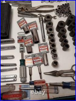 100% USA Massive Craftsman Tool Lot Ratchets Wrenches Sockets Pliers 206 Pc