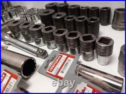 100% USA Massive Craftsman Tool Lot Ratchets Wrenches Sockets Pliers 206 Pc