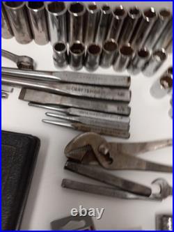 100% USA Massive Craftsman Tool Lot Ratchets Wrenches Sockets Pliers 206 Pc