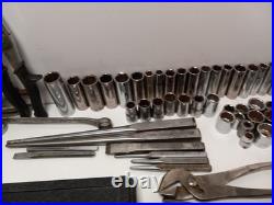100% USA Massive Craftsman Tool Lot Ratchets Wrenches Sockets Pliers 206 Pc