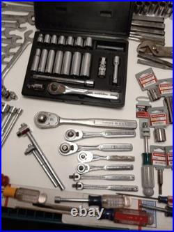 100% USA Massive Craftsman Tool Lot Ratchets Wrenches Sockets Pliers 206 Pc