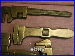 10 Toolkit Vintage Adjustable Wrench Spanner Tools Autojumble Automobilia