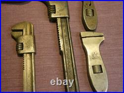10 Toolkit Vintage Adjustable Wrench Spanner Tools Autojumble Automobilia
