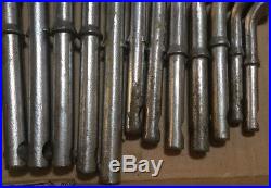 (12) Snap-On Tools 1-1/16 To 2-1/4 Heavy Duty Offset Box Tubular Wrench Set