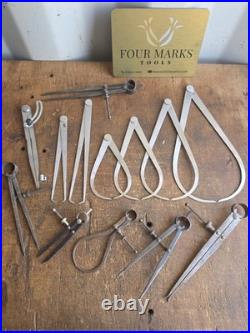 13 x Calipers/Dividers Woodwork/ Woodcarving Ben Harms Collection