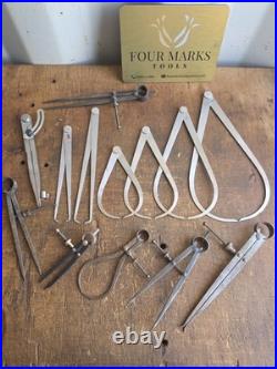 13 x Calipers/Dividers Woodwork/ Woodcarving Ben Harms Collection