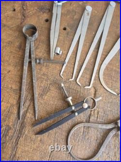13 x Calipers/Dividers Woodwork/ Woodcarving Ben Harms Collection