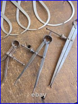 13 x Calipers/Dividers Woodwork/ Woodcarving Ben Harms Collection