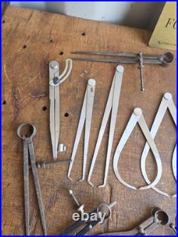13 x Calipers/Dividers Woodwork/ Woodcarving Ben Harms Collection