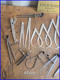 13 x Calipers/Dividers Woodwork/ Woodcarving Ben Harms Collection