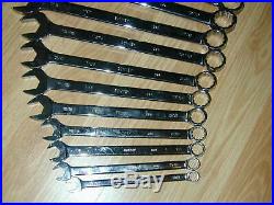 14 Pcs BONNEY Utica B-80710 Combination Wrench Set Tool USA 3/8- 1-1/4
