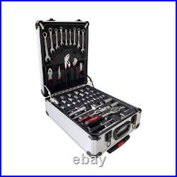 187 Pcs Home and Car Tool Kit Box with Aluminium Storage Case DIY Workshop Tools