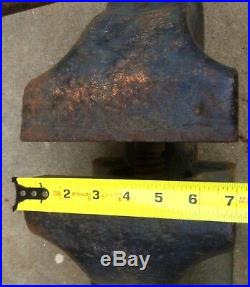 1912 Millers Falls Railroad Vise Bench Stationary Front Jaw Giant Dovetail Slide