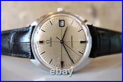 1960's Vintage OMEGA Seamaster TOOL 107 SS 35mm Date Hand-Winding Mens Watch
