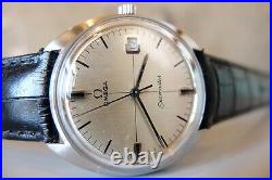 1960's Vintage OMEGA Seamaster TOOL 107 SS 35mm Date Hand-Winding Mens Watch