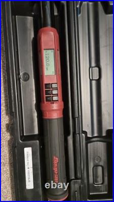 1/2 Snap on digital torque wrench with angle measuring, in very good condition