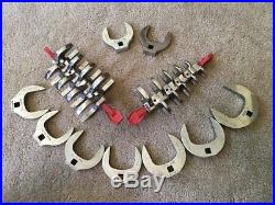 27 Piece Snap-On SAE 3/8 Drive Open End Crowfoot Wrench Set Snapon Standard