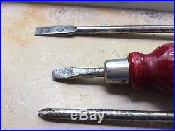 3 Screwdriver with red handle for Porsche 356 A B C Tool Bag Toolkit Toolbag