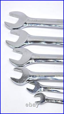 6 Piece Blue Point BOERM 8,9, 14, 16, 17, 19 MM Combo 12 pt Ratcheting Wrench