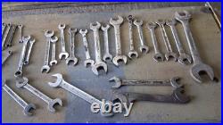 70 big Af bsw Whitworth & others 4ba to 17/16 combination open ended rings