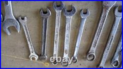 70 big Af bsw Whitworth & others 4ba to 17/16 combination open ended rings