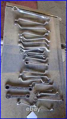70 big Af bsw Whitworth & others 4ba to 17/16 combination open ended rings