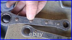 70 big Af bsw Whitworth & others 4ba to 17/16 combination open ended rings