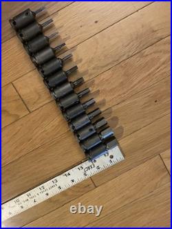 APEX 13pc Hex Bit Socket Set 3/8 Drive Business Black Mechanic Tools USA