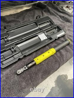 ATECHF240VH Snap-On 1/4 Drive Flex-Head Techwrench Torque Wrench Digital LCD ATECHF240VH Snap-On 1/4 Drive Flex-Head Techwrench Torque Wrench Digital LCD