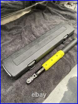 ATECHF240VH Snap-On 1/4 Drive Flex-Head Techwrench Torque Wrench Digital LCD