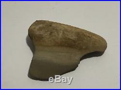 Ancient Rare Indian Artifact Hand Tool Carved Megalodon Tooth