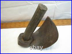 Antique Blacksmith Hand Forged/Wrought Iron Deep Bowl Adze Coopers Wood Tool C