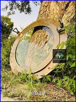 Antique Brass porthole Nautical Marine Ship Boat Window Style Port Hole