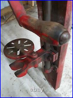 Antique Buffalo Forge Co. Hand Post Drill Press No. 614 Blacksmith Old Restore