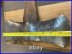 Antique Kelly Hand Made Embossed Double Bit Swamping Axe A22 11 Head 34.5 Hand