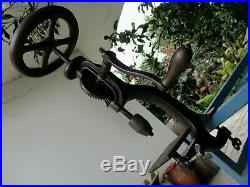 Antique Museum Tool Huge to Table Fix Rare Hand Crank Drill Press Toolsmiths