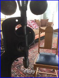 Antique drill press with regulator hand cranked