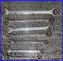 Armstrong 7 Piece Reversible Ratcheting Wrench Set 3/8-3/4 SAE Armstrong 7 Piece Reversible Ratcheting Wrench Set 3/8-3/4 SAE
