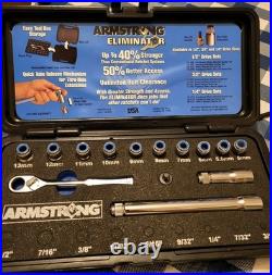 Armstrong Eliminator Through-Hole Ratchet set (1/4 drive)