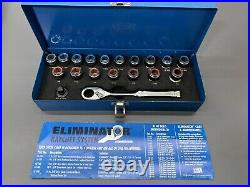 Armstrong Tools 16-090 19pc Eliminator Ratchet System Sae & Metric Unused USA