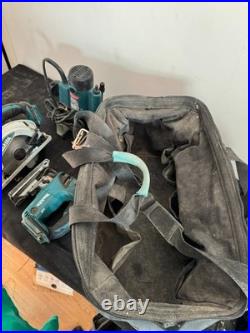 Assorted power tools with bag Assorted power tools with bag
