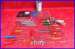 Assortment of Tools, Socket Wrench, Spanner, Screwdriver