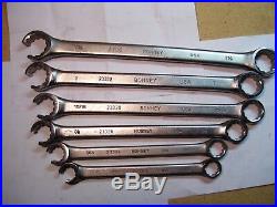 BONNEY 11 Piece, FLARE NUT, COMBINATION, Wrench Set, 1-1/8 To 3/8 12 Point