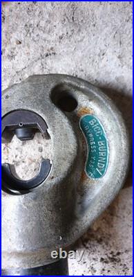 BURNDY HYDRAULIC CRIMPING MACHINE WITH BICC-BURNDY Hyspeed Foot pump 10000 Psi