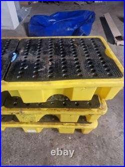 Barrel Bund Polyethylene fits 3 drums barrel storage 2445 x 660 x 270