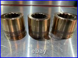 Berylco tools NGK 1/2 Drive Beryllium Impact Sockets 1 1/16, 1 1/18, 1 1/4 12pt