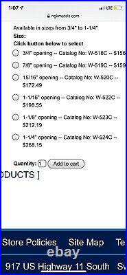 Berylco tools NGK 1/2 Drive Beryllium Impact Sockets 1 1/16, 1 1/18, 1 1/4 12pt