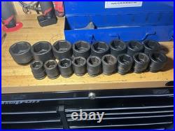 Blue-Point 17-pc 3/4 Impact Socket Set (25 51mm) STARD17P34IS